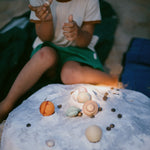 with these beautiful wooden planet and stars. Each planet is uniquely painted and created to allow children to explore