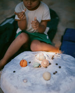 with these beautiful wooden planet and stars. Each planet is uniquely painted and created to allow children to explore