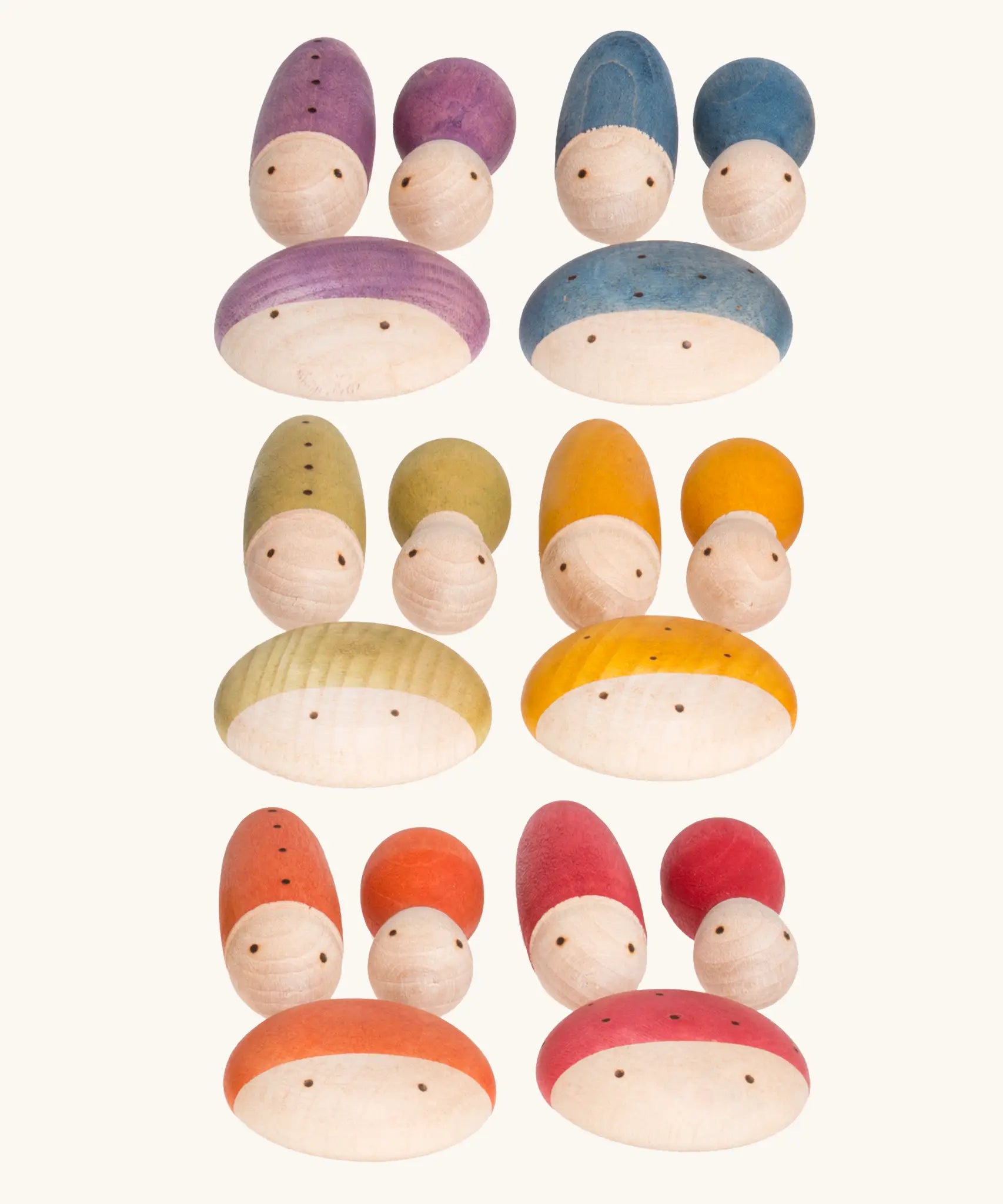 Grapat hand crafted wooden insects includes ladybirds slugs and ants 