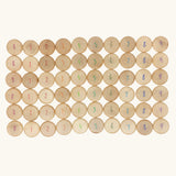 Grapat 60 Counting Coins, 6 coins of each, 0, 1, 2, 3, 4, 5, 6, 7, 8 and 9. 