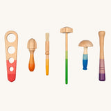 Grapat Sensory Play Tools wooden toy set.