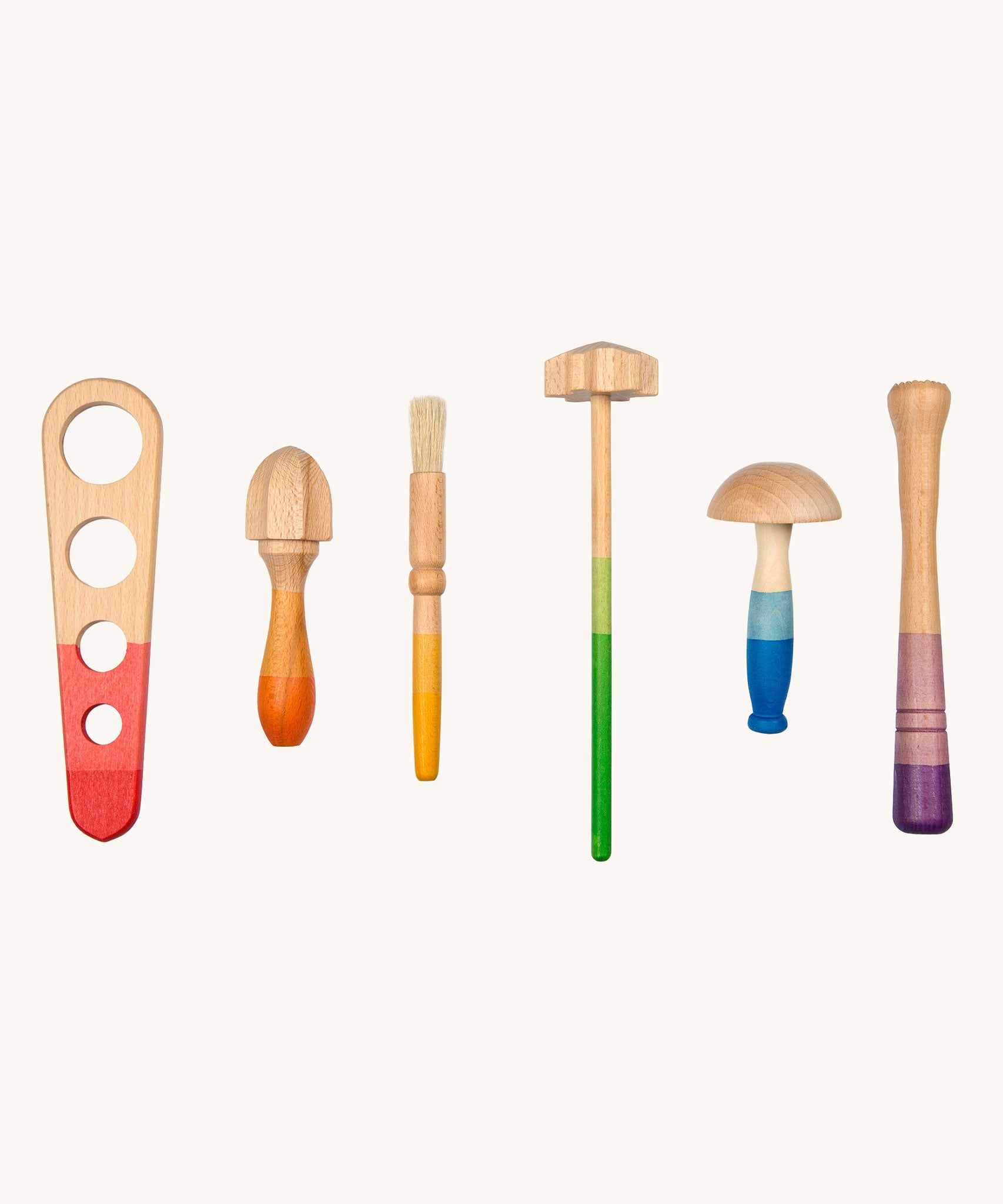 Grapat Sensory Play Tools wooden toy set.