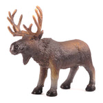 Green Rubber Toys eco-friendly natural rubber moose toy on a white background