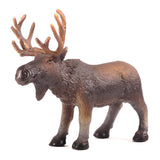 Green Rubber Toys eco-friendly natural rubber moose toy on a white background