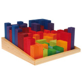 Grands blocs de comptage étagés de Grimm