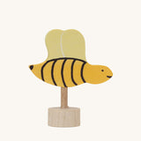 A Grimm's bee decorative figure to fit the Grimm's celebration rings. The bee is part of a wide range of Waldorf inspired decorative figures available here at Babipur. 
