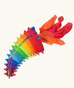 Grimm's Building Octagon Puzzle pieces used to decorate a Grimm's rainbow. 