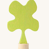 Grimm's Clover wooden Decorative Figure. This Waldorf inspired decorative figure is part of a wide range of Waldorf inspired decorative figures available here at Babipur. 