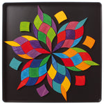 Grimm's colour spiral magnet puzzle usewd to create a mandala shape