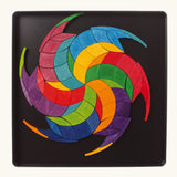 Grimm's colour spiral magnet puzzle used to create a pattern.