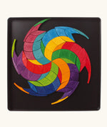 Grimm's colour spiral magnet puzzle used to create a pattern.