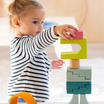 ready to create a magical world full of imagination! This set has a combination of natural and colourful blocks in various shapes and sizes