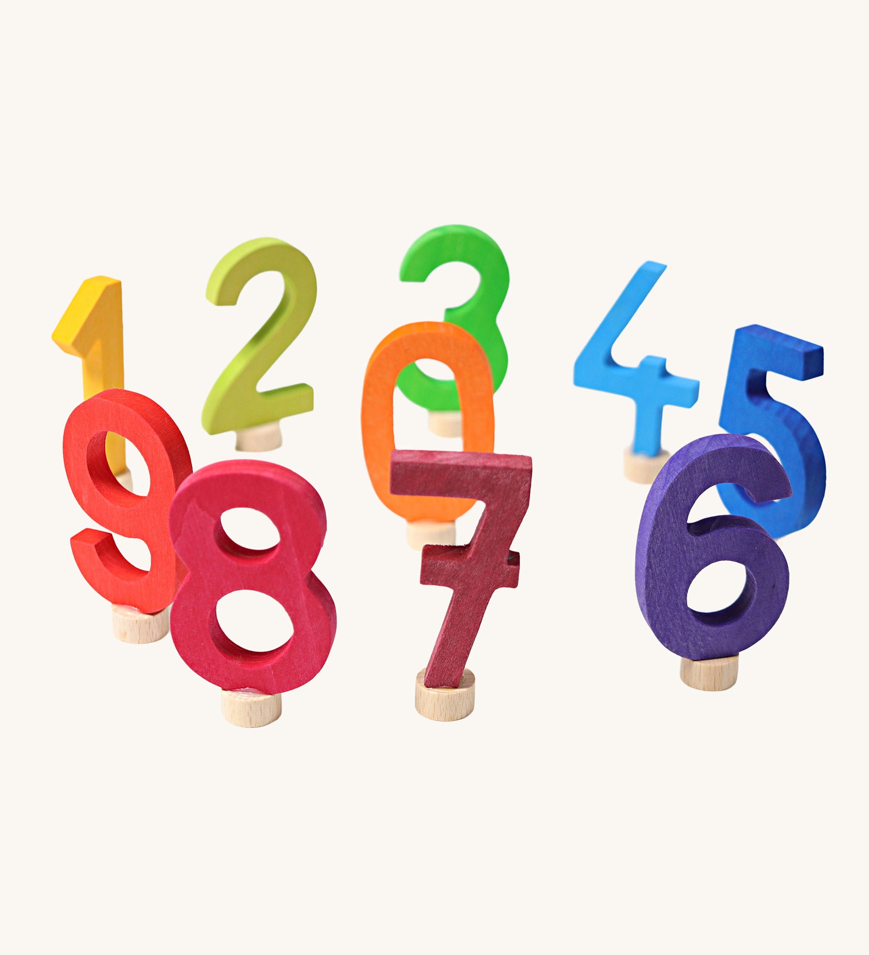 Grimm's Decorative Numbers figures to fit a Grimm's celebration ring. These numbers are part of a large range of decorative figures available here at Babipur. 