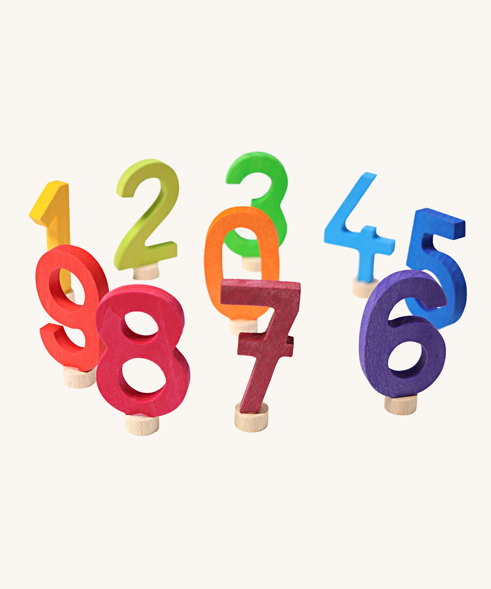 Grimm's Decorative Numbers figures to fit a Grimm's celebration ring. These numbers are part of a large range of decorative figures available here at Babipur. 