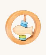 Grimm's wooden Grasping Toy Little Fish With Wooden Discs