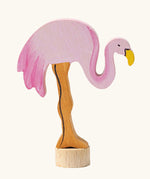Grimm's flamingo decorative figure for celebration rings.