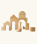 Grimm's giant natural wooden building blocks set.