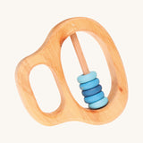 Grimm's Grasping Toy With 5 Blue Rings