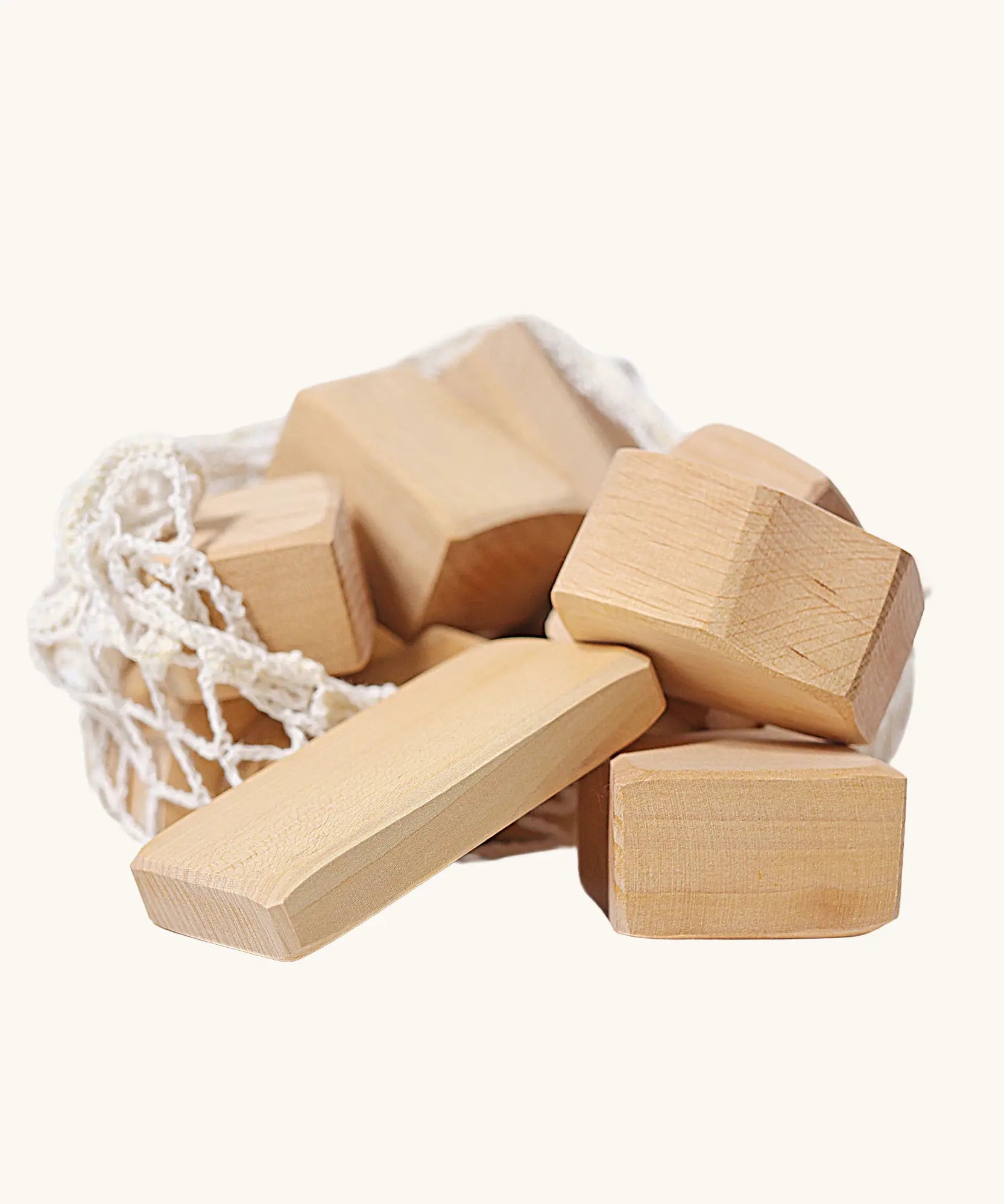 Grimm's large wooden natural building blocks set.