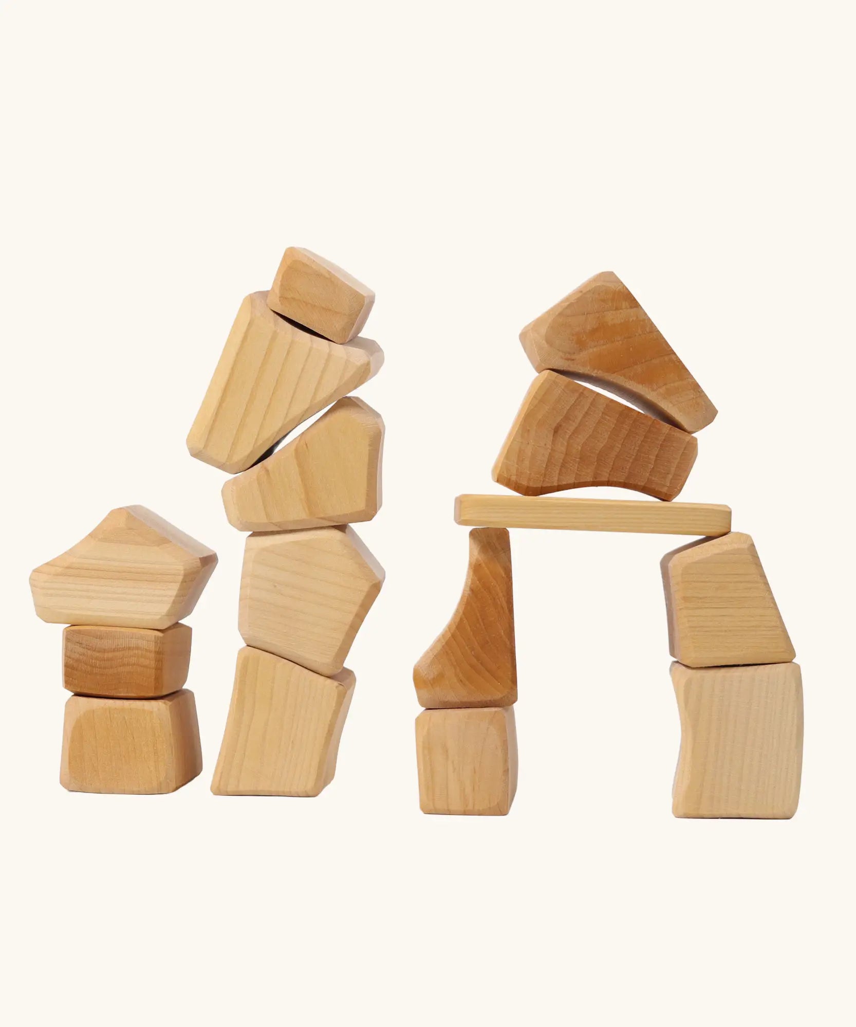 Grimm's large wooden natural building blocks set.