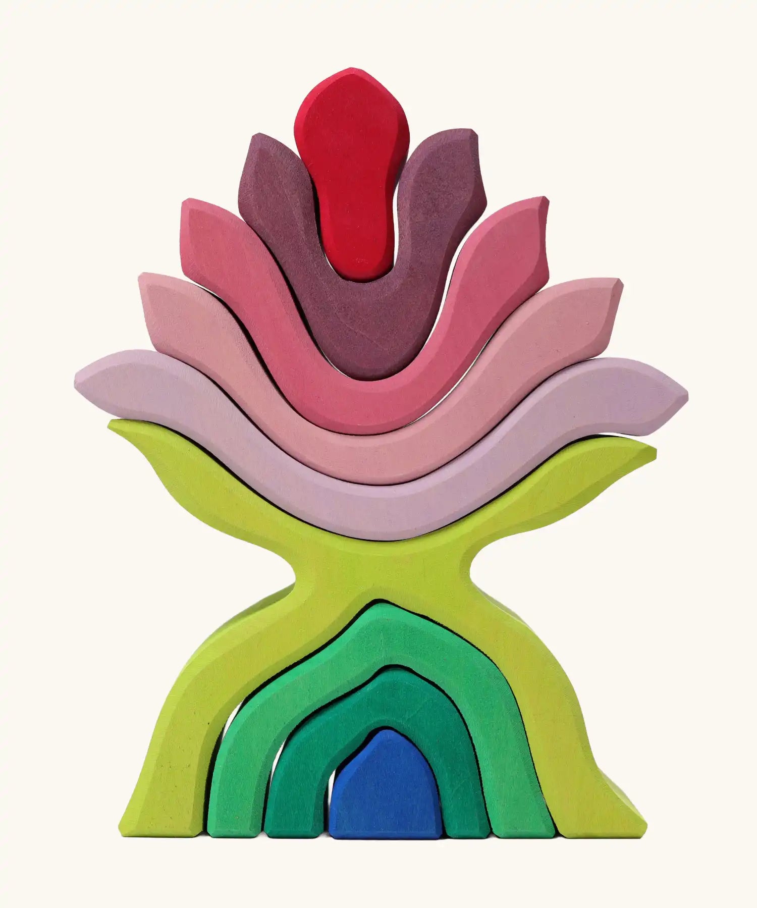 Grimm's little flower wooden stacking toy.
