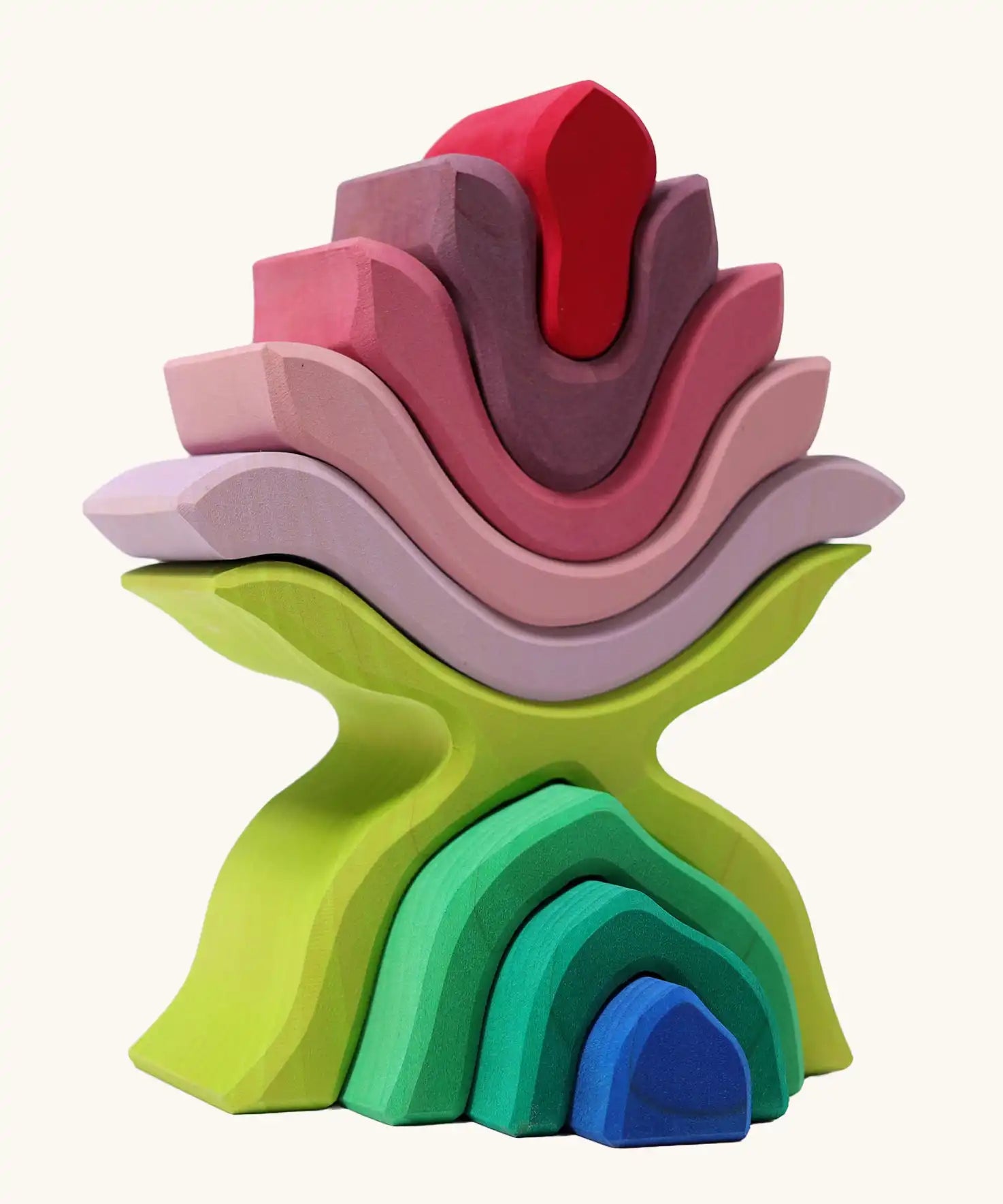 Grimm's little flower wooden stacking toy. 