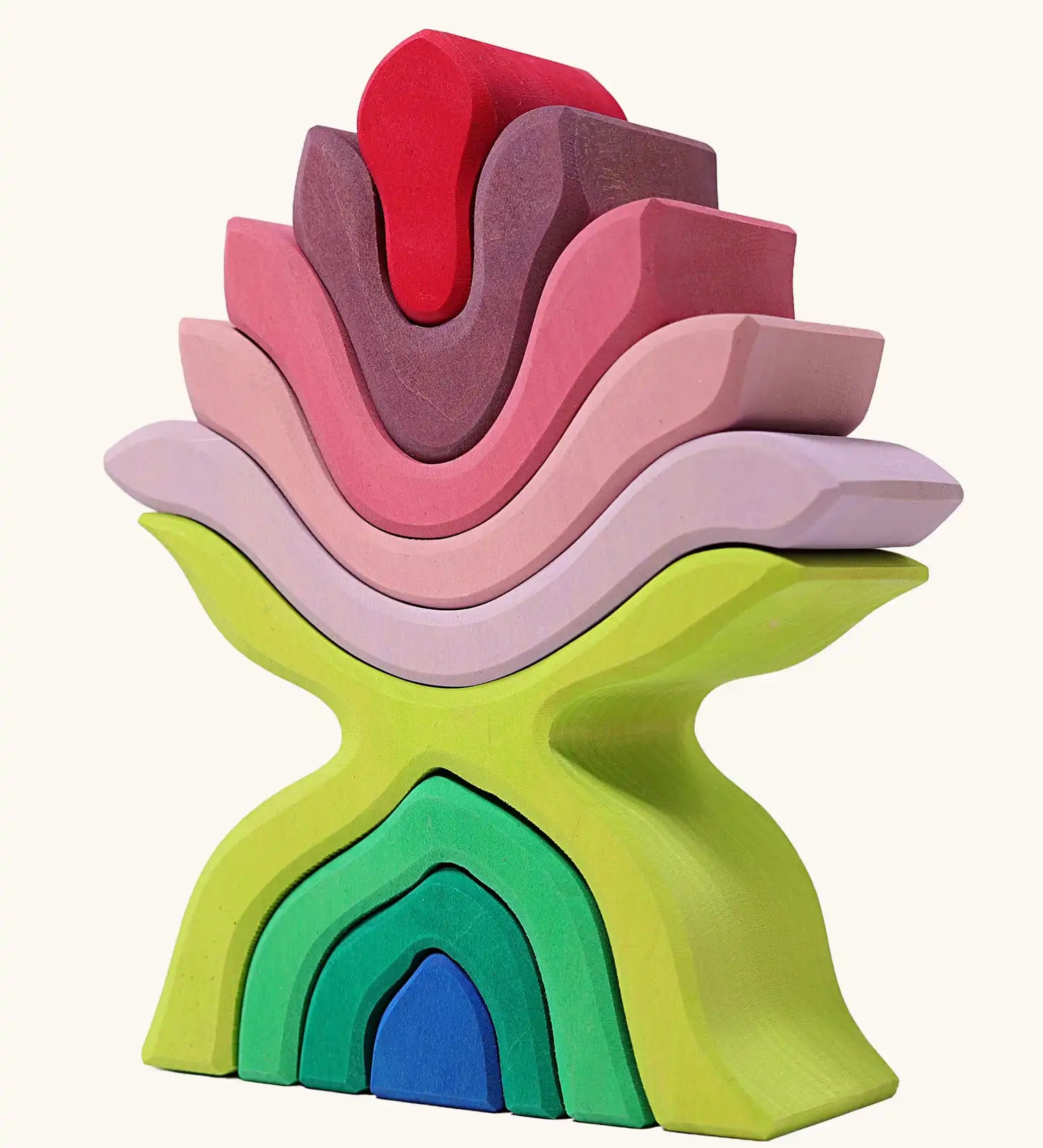 Grimm's little flower wooden stacking toy. 
