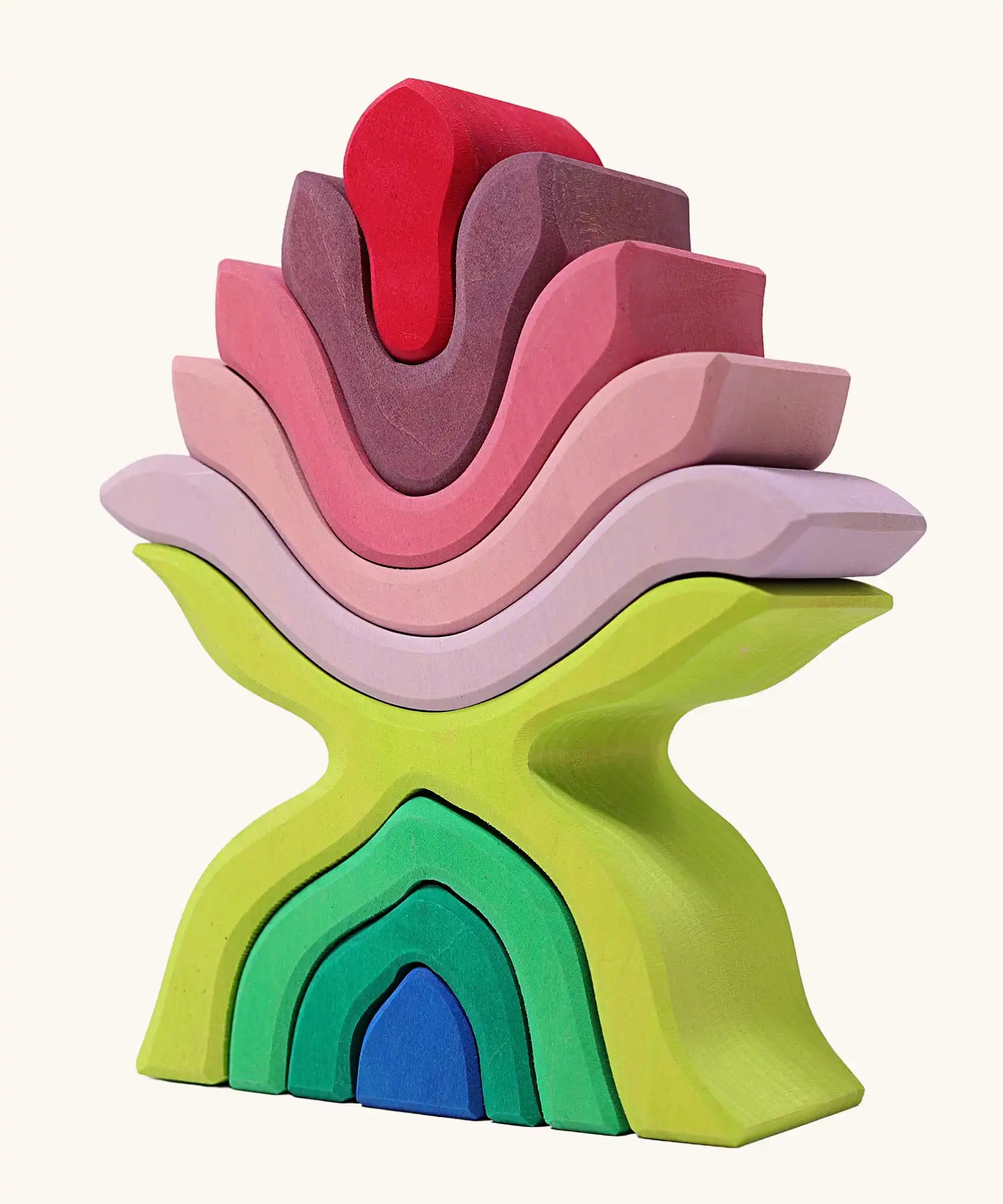 Grimm's little flower wooden stacking toy. 

