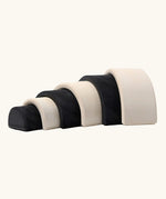 Grimm's mini monochrome wooden rainbow.