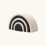 Grimm's mini monochrome wooden rainbow.