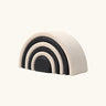 Grimm's mini monochrome wooden rainbow.