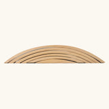 6 natural unpainted Grimm's handcrafted wooden bridges. Perfect for building and stacking