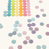 Grimms handcrafted wooden confetti dots in a pastel palette. Made for decoration and mandala flatlays