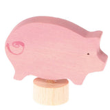 Grimm's Pink Pig Decorative Figure