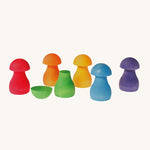 Grimm's Rainbow Mushrooms Sorting Game.