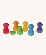 Grimm's Rainbow Mushrooms Sorting Game.