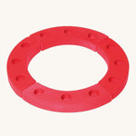Grimm's Red 12-Hole Celebration Ring on a plain background.
