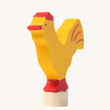 Grimm's Yellow Rooster Decorative Figure. A wide range of Waldorf inspired celebration rings and decorative figures are available at Babipur.