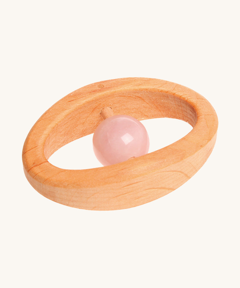 Rose Rattle Grimm's Rose Quartz Baby Rattle – Babipur