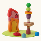 Grimm's small world play by the meadow wooden toy set. 