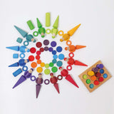Grimm's Stacking Game Small Rainbow Rollers
