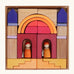 Grimms wooden desert sand set. A 28 wooden block set with a wooden tray. Perfect for imaginative play
