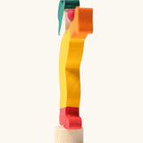 Grimm's yellow clown decorative figure for celebration rings.