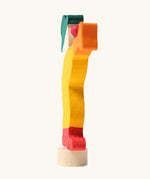Grimm's yellow clown decorative figure for celebration rings.
