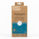 Guppyfriend micro-plastic separating laundry bag on a white background