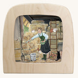 Toverlux sillhouette featuring Gwen van Knippenberg's barn life artwork.