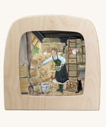 Toverlux sillhouette featuring Gwen van Knippenberg's barn life artwork.