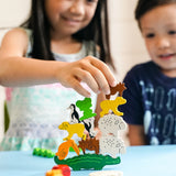 HABA Jeu d'empilage d'animaux sur animaux