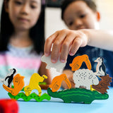 HABA Jeu d'empilage d'animaux sur animaux