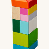 A fun star/windmill shape using the HABA Tangram Blocks